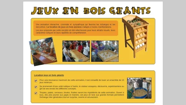 Jeux Bois