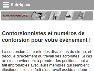 Contorsionniste