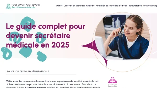 Devenir secrétaire médicale