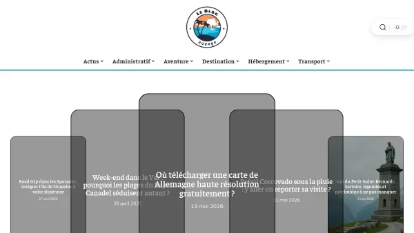 Le blog de voyage