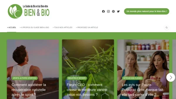 Bien et Bio le blog