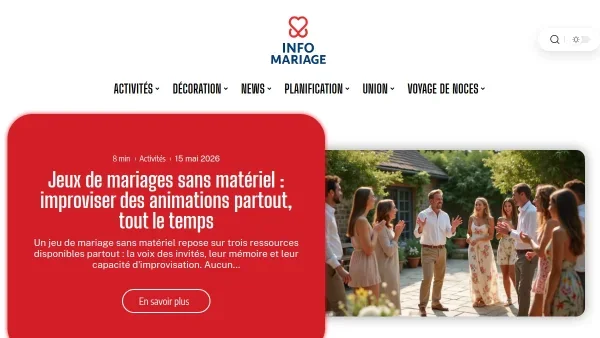 Info mariage