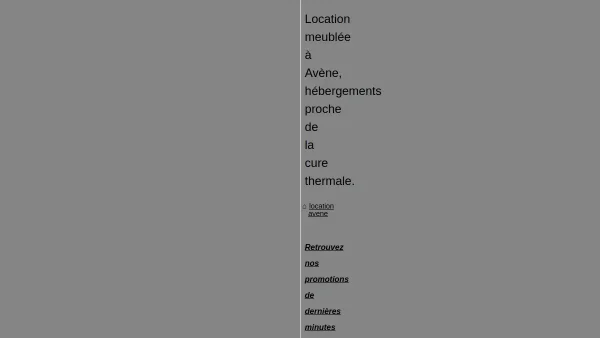 Location sur Avène les bains