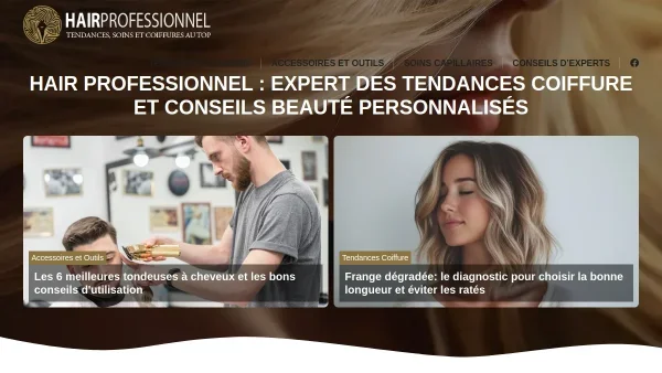De beaux cheveux lissés