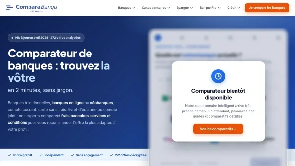 Retrouvez Comparabanques sur votre mobile