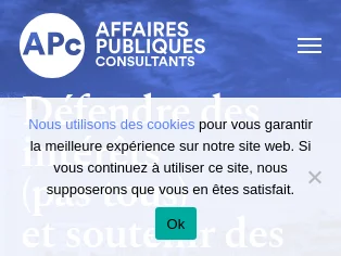Le lien entre les cabinets de lobbying et les politiques