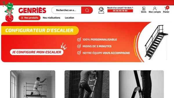 L'échelle coulissante : l'échelle passe partout