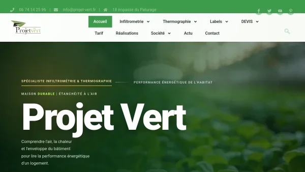 Présentation de la société Projetvert