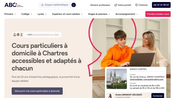 Une nouvelle agence de soutien scolaire à Chartres
