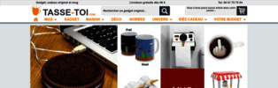 Des tonnes de cadeaux originaux sont sur Tasse-Toi
