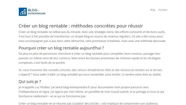 Blog-entreprendre