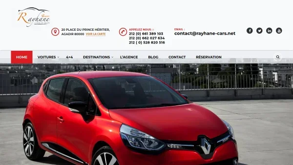 Location de voiture à Agadir