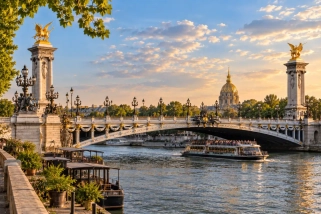 Le pont Alexandre III à Paris