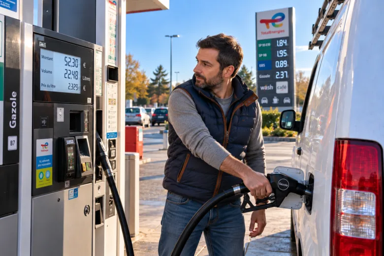 Plein de gasoil