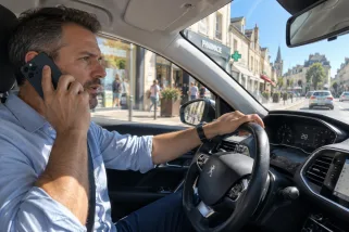 Téléphone au volant : suspension du permis partout en France