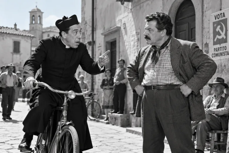 Fernandel dans le rôle de Don Camillo