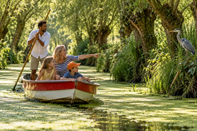 Promenade en barque dans la Venise Verte