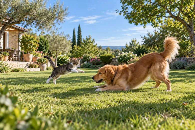 Chien et chat ne s'entendent pas ?