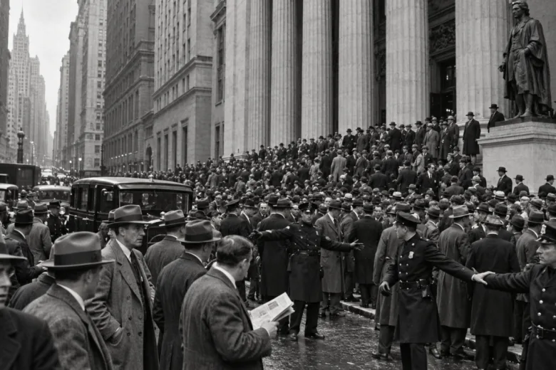 Rué à la bourse de New-York