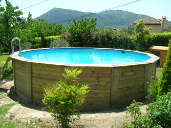 piscine hors sol bois ubbink