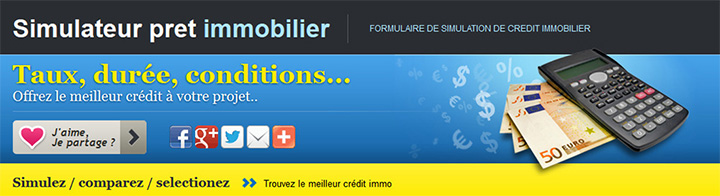 Simulateur de prêt immobilier